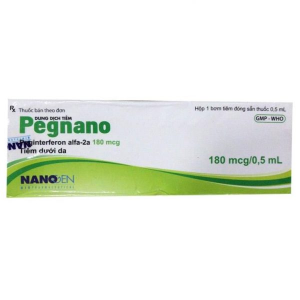 Thuốc Pegnano 180Mcg - Điều trị viêm gan B Thuốc Pegnano 180Mcg - Điều trị viêm gan B