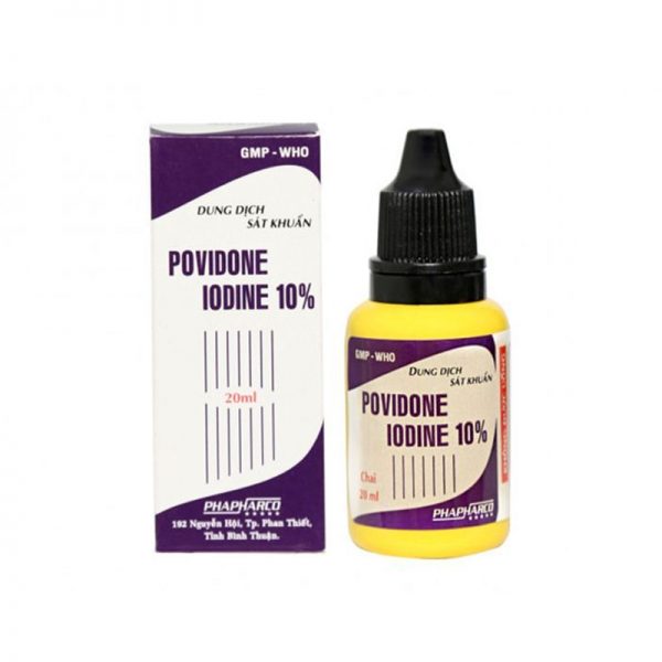 Giới thiệu về Povidone chai 20ml Giới thiệu về Povidone chai 20ml