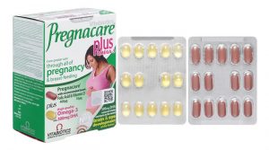 Quy cách đóng gói Pregnacare Plus Hộp 56 Viên 