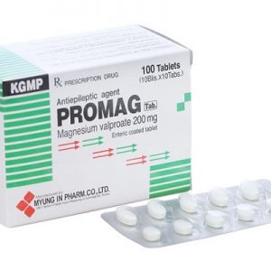 Quy cách đóng gói Thuốc Promag 200mg hộp 100 viên