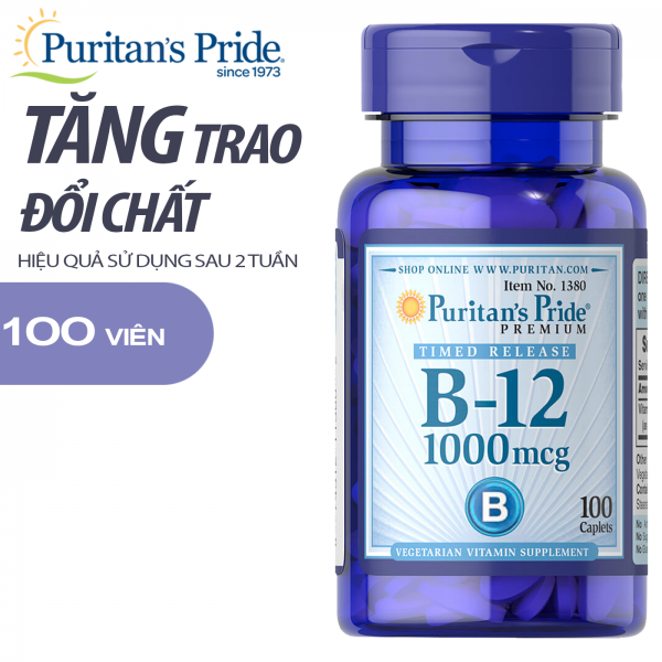 Thuốc Puritan’s Pride B12 1000mcg là thuốc gì ? Thuốc Puritan’s Pride B12 1000mcg là thuốc gì ?