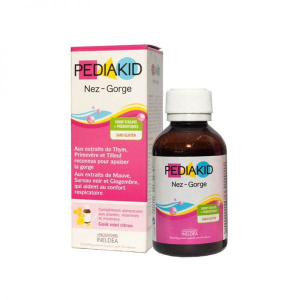 Pediakid-Nez-Gorge-Chai-125ml Thuốc Siro Pediakid Nez Gorge là thuốc gì?