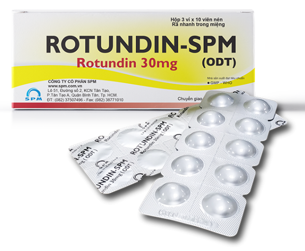Quy cách đóng gói Thuốc Rotundin SPM Quy cách đóng gói Thuốc Rotundin SPM