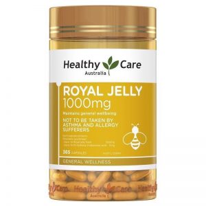 Quy cách đóng gói Royal Jelly 1000mg Lọ 365 Viên