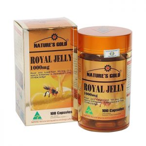 Royal Jelly Nature's Gold 1000mg Hộp 365 Viên – Ngăn Ngừa Lão Hóa Da