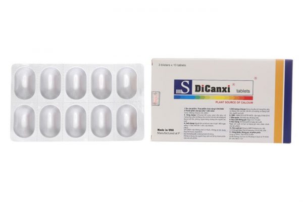 Quy cách đóng gói Thuốc S-DiCanxi Tablets Quy cách đóng gói Thuốc S-DiCanxi Tablets