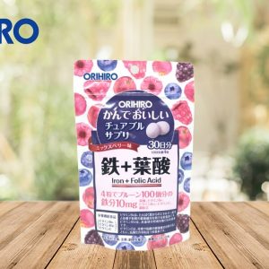 Giới thiệu về Sắt + Acid Folic Orihino Túi 120 Viên
