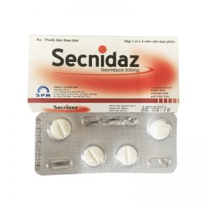 Quy cách đóng gói Thuốc Secnidaz Hộp 4 Viên