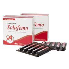 Quy cách đóng gói Solufemo Hộp 20 ống