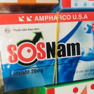 Quy cách đóng gói SOSNam 20mg