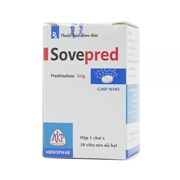 Sovepred 5Mg Mekophar 30V là thuốc gì ? Sovepred 5Mg Mekophar 30V là thuốc gì ?