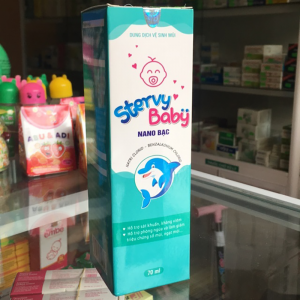 Quy cách đóng gói Stervy Baby Nano Bạc Xịt Rửa Mũi