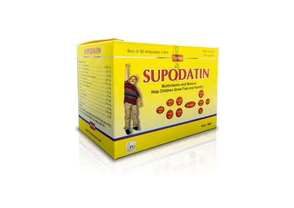 Quy cách đóng gói Thuốc Supodatin Quy cách đóng gói Thuốc Supodatin