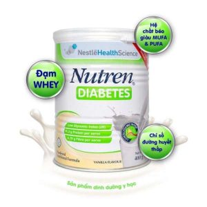 Quy cách đóng gói Sữa Nutren Diabetes Vanilla Powder