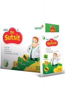 Quy cách đóng gói Siro Dr. Srutsit Gia An 