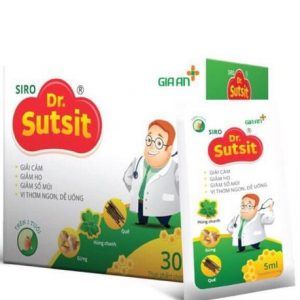 Quy cách đóng gói Siro Dr. Srutsit Gia An 