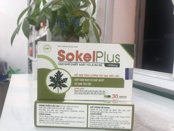 Sokelplus1 Sokelplus - giảm nguy cơ xuất huyết giảm tiểu cầu