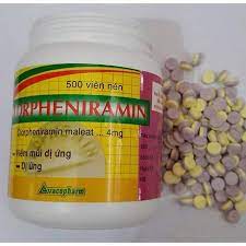 Thuốc Clorpheniramin 4 mg lọ 500 viên là thuốc gì ?