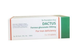 Quy cách đóng gói Thuốc Dactus 300mg