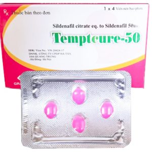 Quy cách đóng gói Thuốc Temptcure 50Mg
