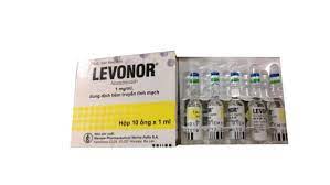 Quy cách đóng gói Thuốc tiêm Levonor 1mg/ml