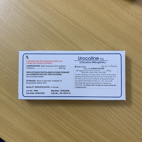Thuốc-Urocoline-Inj-2 Cách bảo quản thuốc Urocoline Inj.