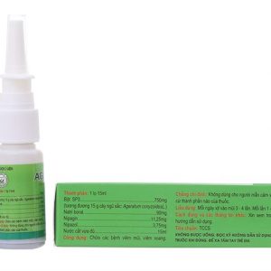 Quy cách đóng gói Thuốc Agerhinin Spr.15ml 
