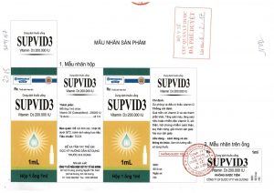 Quy cách đóng gói Thuốc Supvid3 