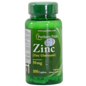 Thuốc Zinc Gluconate Puritan’s Pride 50mg 100 viên là thuốc gì ?