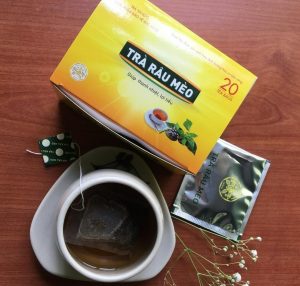 Quy cách đóng gói Trà Râu Mèo