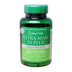 Giới thiệu về Ultra Man 50 Plus lọ 60 Viên