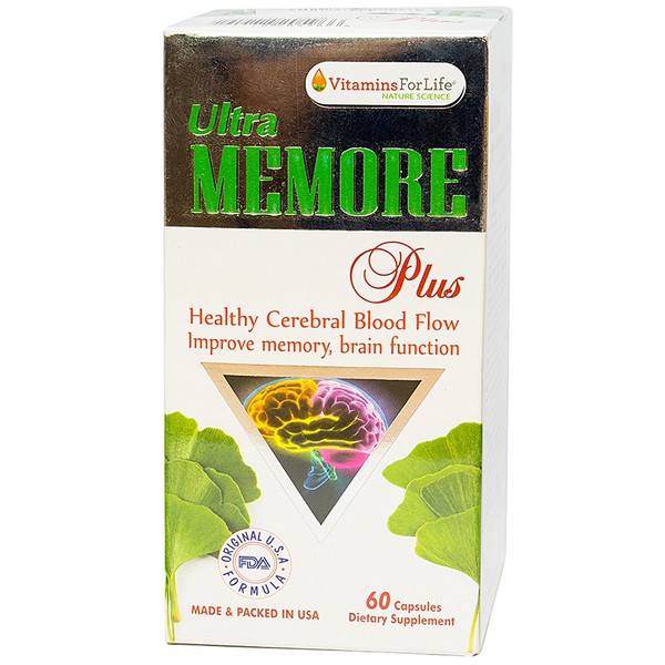Giới thiệu về Ultra Memore Plus Hộp 60 viên Giới thiệu về Ultra Memore Plus Hộp 60 viên