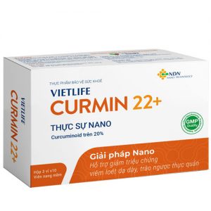Thuốc Vietlife Curmin 22+ - Giảm triệu chứng viêm loét dạ dày