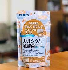 Quy cách đóng gói Viên bổ sung Canxi lợi khuẩn Orihino (túi 120 viên)