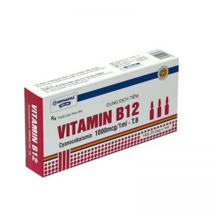 Quy cách đóng gói Vitamin B12 Hộp 20 Ống 