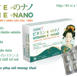 Vitamin E Nano - Hạn Chế Lão Hóa Da, Sáng Mịn Da