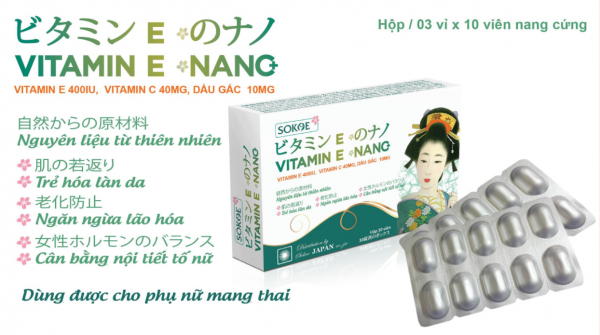 Vitamin E Nano - Hạn Chế Lão Hóa Da, Sáng Mịn Da Vitamin E Nano - Hạn Chế Lão Hóa Da, Sáng Mịn Da