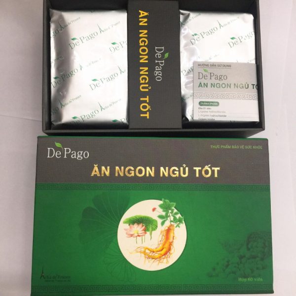 Viên Uống Ăn Ngon Ngủ Tốt Depago Hộp 60 Viên Viên Uống Ăn Ngon Ngủ Tốt Depago Hộp 60 Viên