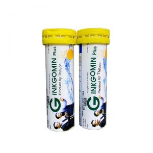 Quy cách đóng gói thuốc Viên sủi bổ não GINKGOMIN PLUS (tuýp 10 viên)