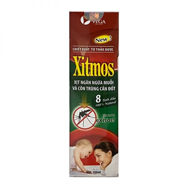 Xitmos chai 100ml – Xịt chống muỗi, côn trùng Xitmos chai 100ml – Xịt chống muỗi, côn trùng