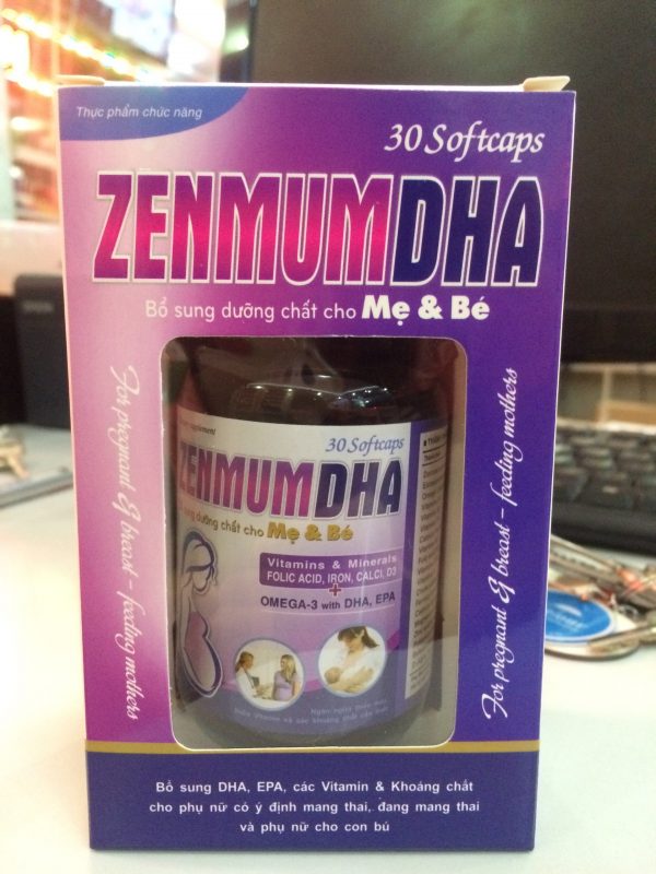 ZENMUM DHA hộp 30 viên