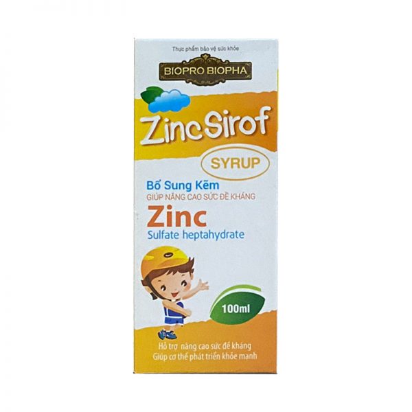 Thuốc Zinc Sirof chai 100ml là thuốc gì ? Thuốc Zinc Sirof chai 100ml là thuốc gì ?