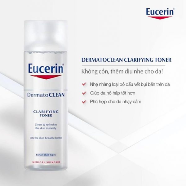 Giới thiệu về EUCERIN DERMATOCLEAN 200ML Giới thiệu về EUCERIN DERMATOCLEAN 200ML