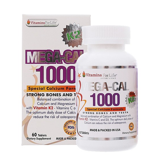 mega-cal-k2-vien-uong-bo-sung-vitamin-va-canxi-cho-co-the-1586598715 Tác dụng phụ của thuốc Mega Cal K2