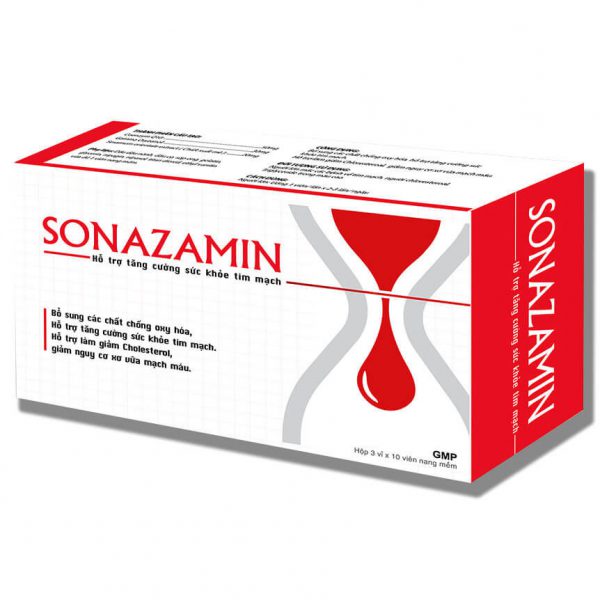 Thuốc Sonazamin – Tăng cường sức khỏe tim mạch