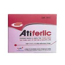 Cách bảo quản thuốc Atiferlic Hộp 100 Viên