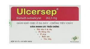 Quy cách đóng gói của thuốc Ulcersep 262mg 