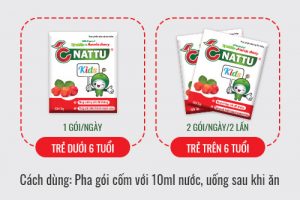 Liều dùng của thuốc C Nattu Kids 