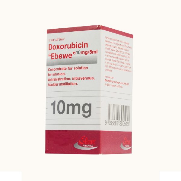 1917-human--Doxorubicin-10mg-infusion (2) Thuốc Doxorubicin "Ebewe" 10mg là gì ?