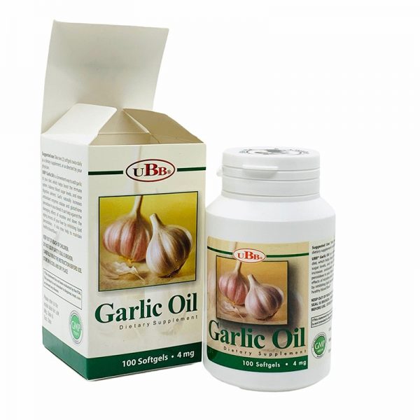 UBB Garlic Oil-Giúp hỗ trợ tiêu hóa, giảm đầy hơi